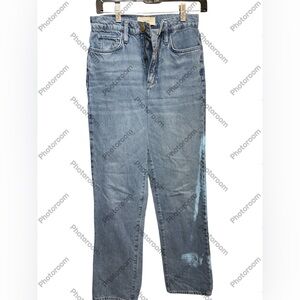 TRIARCHY size 25 straight leg jeans. 100%‎ organic cotton.